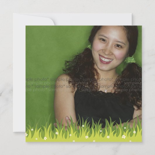 Kleurrijke Teenslippers in de Zonnedag Partij Kaart (Achterkant)