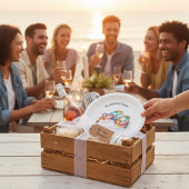 Kleurrijke teenslippers waterverf aanpasbaar papieren bordje