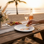 Kleurrijke teenslippers waterverf aanpasbaar papieren bordje