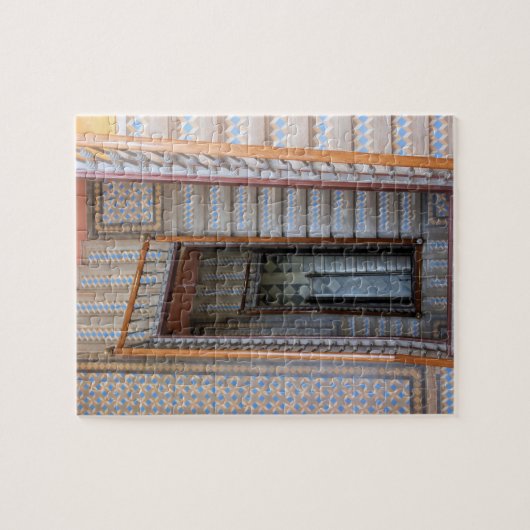 Kleurrijke Tegel Stairway - Barcelona - 8x10 - pc Legpuzzel (Horizontaal)