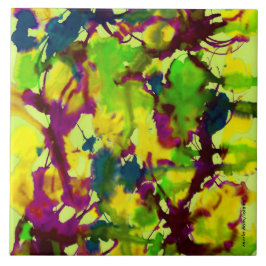 Kleurrijke Tegel Tegeltje