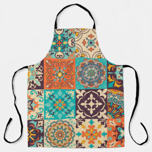Kleurrijke tegels Azulejos. Traditioneel Portugees Schort