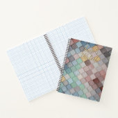 Kleurrijke Tegels Thema met gepersonaliseerde naam Notitieboek (Binnen)