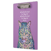 Kleurrijke tekst op maat klembord (Links)