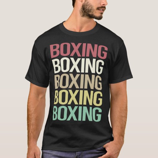 Kleurrijke tekstboksen t-shirt (Voorkant)