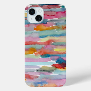 Kleurrijke telefoonhoes, Abstracte kunst, penseels iPhone 15 Mini Hoesje
