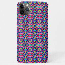 Kleurrijke telefoonhoes met een levendig geometris Case-Mate iPhone case