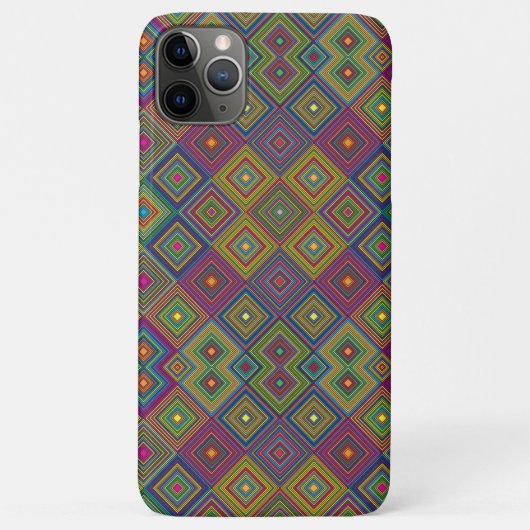 Kleurrijke telefoonhoes met ingewikkelde geometris Case-Mate iPhone case (Achterkant)