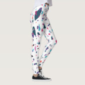 Kleurrijke Terrazo Elegante Zomer Leggings (Rechts)