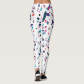 Kleurrijke Terrazo Elegante Zomer Leggings (Achterkant)