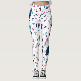 Kleurrijke Terrazo Elegante Zomer Leggings