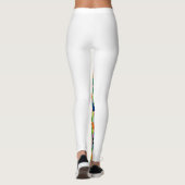 Kleurrijke Terrazzo Mozaïek Leggings (Achterkant)
