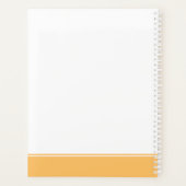 Kleurrijke Terug naar School Custom Student Teache Planner (Achterkant)