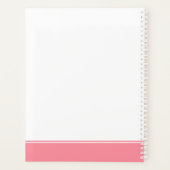 Kleurrijke Terug naar School Custom Student Teache Planner (Achterkant)