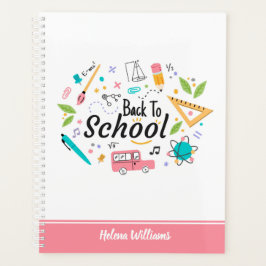 Kleurrijke Terug naar School Custom Student Teache Planner