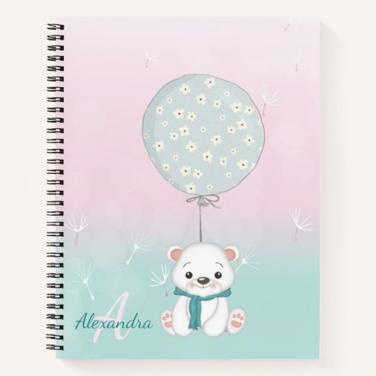 Kleurrijke terug naar school waterverf kinderen notitieboek (Voorkant)