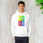 Kleurrijke testbuizen hoodie