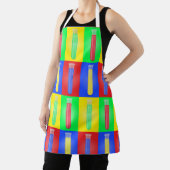 Kleurrijke testbuizen schort (Insitu)