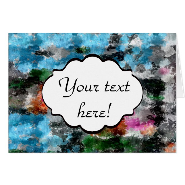 Kleurrijke textuur (Voorkant Horizontaal)