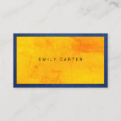 Kleurrijke textuur | Blauwe ledergrens Visitekaartje (Voorkant)