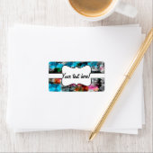 Kleurrijke textuur etiket (Insitu)