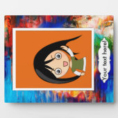 Kleurrijke textuur fotoplaat (Voorkant)