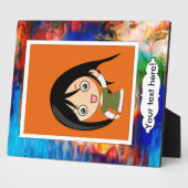 Kleurrijke textuur fotoplaat (Zijkant)