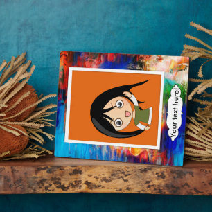 Kleurrijke textuur fotoplaat