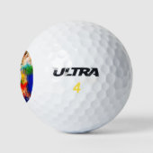 Kleurrijke textuur golfballen (Logo)