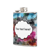 Kleurrijke textuur heupfles (Links)