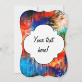 Kleurrijke textuur kaart (Achterkant)