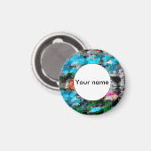 Kleurrijke textuur magneet (Voorkant / Achterkant)