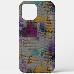 Kleurrijke textuur met kleine romige geometrische Case-Mate iPhone case