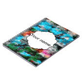 Kleurrijke textuur notitieboek (Linkerzijde)
