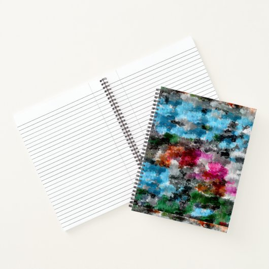 Kleurrijke textuur notitieboek (Binnen)