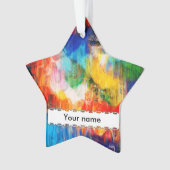 Kleurrijke textuur ornament (voorkant)