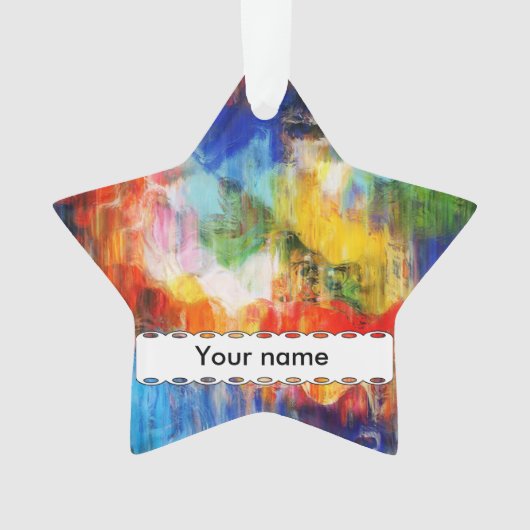 Kleurrijke textuur ornament (voorkant)