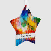 Kleurrijke textuur ornament (voorkant)