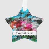 Kleurrijke textuur ornament (achterkant)