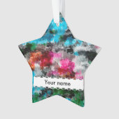 Kleurrijke textuur ornament (voorkant)