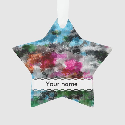 Kleurrijke textuur ornament (voorkant)