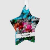 Kleurrijke textuur ornament (voorkant)