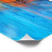 Kleurrijke textuur perfect poster (Hoek)
