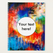 Kleurrijke textuur planner (Voorkant)