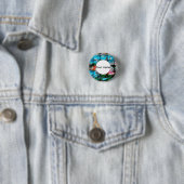 Kleurrijke textuur ronde button 3,2 cm (In situ)