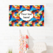 Kleurrijke textuur spandoek (Insitu)