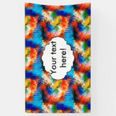 Kleurrijke textuur spandoek (Verticaal)