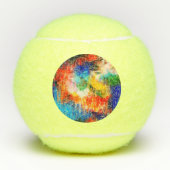 Kleurrijke textuur tennisballen (Voorkant)