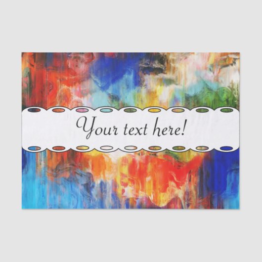 Kleurrijke textuur tissuepapier (Voorkant)