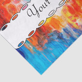 Kleurrijke textuur tissuepapier (Detail)